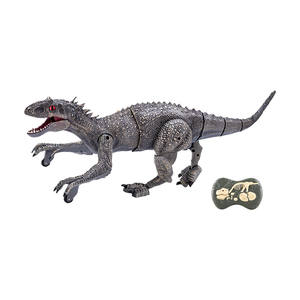 Jouets de dinosaures télécommandés 2023 HOT, dinosaures électriques marcheurs pour enfants, simulation de dinosaure jurassique RC, <span class=keywords><strong>velociraptor</strong></span>, lumière LED, rugissement, pulvérisation de brouillard - Product Image 5
