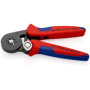 Herramienta de crimpado KNIPEX 97 53 04 SB para terminales (férulas), con ajuste automático para crimpado lateral con mangos - Product Image 2