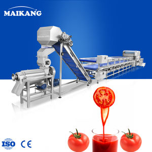 Ligne de production entièrement automatique de lavage et d'extraction de jus de fruits, équipement de traitement de jus de fruits et légumes à grande échelle pour pommes et oranges - Product Image 4