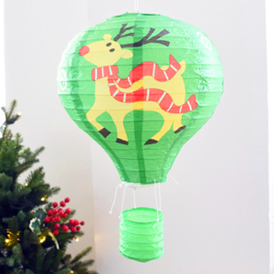Đèn Lồng Giấy Trang Trí Tiệc Giáng Sinh, Đèn Lồng Khinh Khí Cầu Bán Sỉ Dùng Cho Dịp Giáng Sinh Năm Mới - Product Image 4