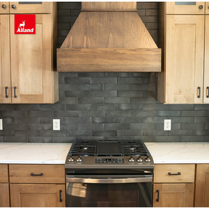 Allandcabinet Mỹ Retro trang trại phong cách ánh sáng màu tự nhiên Maple gỗ với véc ni Shaker đảo Tủ tủ bếp - Product Image 4