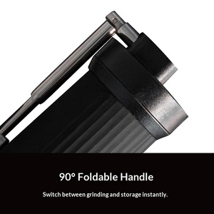 Molinillo de Café Manual de Aleación de Aluminio Seven-Star Good Fate, Núcleo de Molienda CNC, Portátil, Plegable, Moderno y Minimalista - Product Image 3