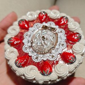 Fleur connaît fraise Cupidon maquillage <span class=keywords><strong>poudre</strong></span> de finition <span class=keywords><strong>poudre</strong></span> pressée mat doux longue durée maquillage étanche contrôle de l'huile - Product Image 3