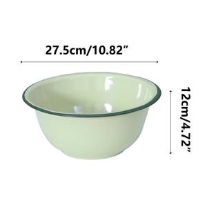 Juego de Tazones de Acero Esmaltado para Palomitas de Maíz, Aptos para el Hogar y Campamentos, con Caja para Guardar - Product Image 2