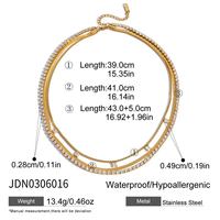 Collier pour femme Gaovo, mode européenne-américaine, haute qualité, plaqué or 18 carats, acier inoxydable, épaisseur de placage 0,3 mm, micro-incrustation