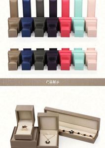 High Quality Stock Hot Selling Rectangle Jewelry Packaging <b>Box</b> <b>for</b> Pendant Necklace <b>Gifts</b> Luxury Engagement Wedding <b>Ring</b> Sets - Product Image 6