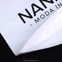 Sacs en plastique promotionnels en gros Commande en gros de sacs à provisions en plastique imprimés de logo personnalisé pour événements Salons et cadeaux