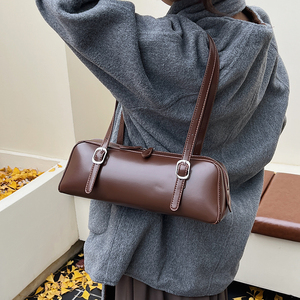 Nuevo Bolso de Hombro de Moda Vintage de Lujo para Mujer, Recomendado, con <span class=keywords><strong>Dos</strong></span> Correas y Cierre de Cremallera, Diseño Francés de Alta Calidad - Product Image 1