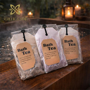 ชาอาบน้ำออร์แกนิค S&Soak พร้อมเกลือเอปซอมและดอกไม้แห้ง - Product Image 1