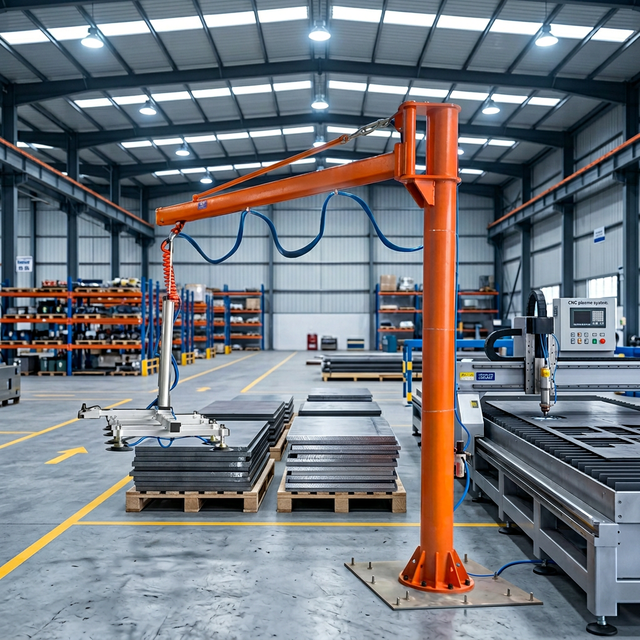 300kg Heavy Vacuum Lifting Equipment Device Vacuum Lifter for Sheet Metal Acrylic HPL Plate Pneumatic