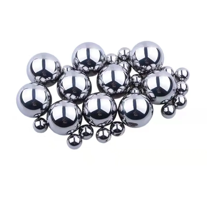 Esfera de aço de carbono, esfera de aço de rolamento da precisão g10 de 8mm 3.0mm resistente ao desgaste esfera de ferro sólido