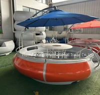 12 personnes petit polyéthylène électrique en caoutchouc péniche de débarquement panga bateau télécommande banane pagaie luxe barbecue donut grill bateaux