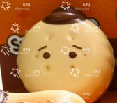 Mainan Squishy Mido Puffy Cookie 6 Model Misteri Tersembunyi TPR Slow Rising Pereda Stres Fidget Grosir