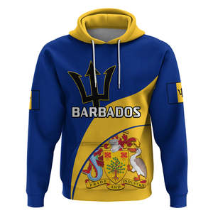 Alta calidad <span class=keywords><strong>Bandera</strong></span> de <span class=keywords><strong>Barbados</strong></span> Sudaderas con capucha de talla grande Escudo DE ARMAS DE <span class=keywords><strong>Barbados</strong></span> Suéter con capucha Ropa Streetwear al por mayor - Product Image 6