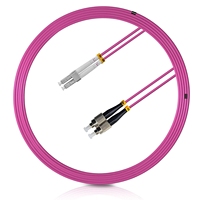 3M 2 * LC/UPC à 2 * SC/UPC OM4 Cordon de raccordement Duplex Monomode Câble de raccordement à fibre optique