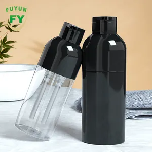 Fuyun 300ml Plastic PET Body Lotion Dispenser Bottle Unique Design Simplicity Hand Wash & Shampoo Shower Bottle Pump Wholesale