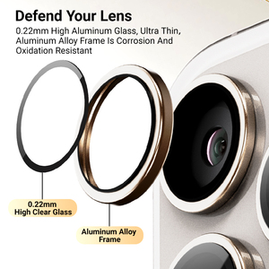 Joymonki New HD Sapphire ống kính máy ảnh cho <span class=keywords><strong>iPhone</strong></span> 17 Pro ống kính kính điện thoại bảo vệ Tempered phim Bìa 9H cho <span class=keywords><strong>iPhone</strong></span> 16 Pro - Product Image 5