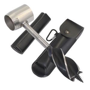 Tarière manuelle <span class=keywords><strong>d</strong></span>'extérieur pour le travail du bois, outil de survie des colons - Product Image 1