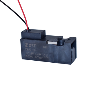 โซลินอยด์วาล์ว2ทางสำหรับ T157F-FG ลม15มม. วาล์วขดลวดแม่เหล็กไฟฟ้า DC 12V 1.2W 0-7บาร์ - Product Image 1