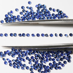 Piedra Preciosa Suelta de Tanzanita Natural de 2 mm - 6 mm, Corte Redondo, Color Azul Violeta, para Joyería, Venta al por Mayor - Product Image 4
