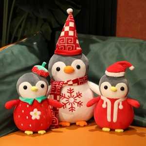 Juguete de Peluche de Pingüino Navideño en Oferta 2023 con Relleno de Algodón PP para Regalo de Cumpleaños para Niños - Product Image 2