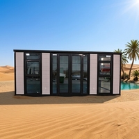 Maisons conteneurs compactes, légères et pliables, installation rapide, étanches, confortables, couleurs personnalisables pour usage extérieur en villa