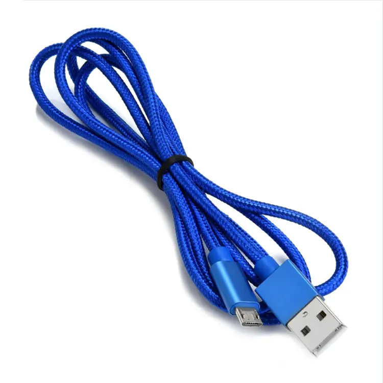 Kabel USB Ponsel Nilon 1M 2M 3M Kualitas Tinggi Langsung dari Pabrik