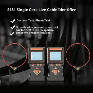 Identificateur de câble monophasé S181 avec détection de phase et de courant, tension 0~600V, précision 5 - Product Image 4