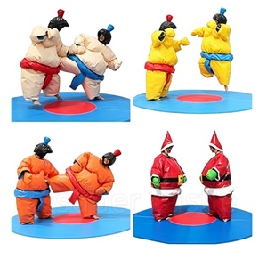 Factory Sale <strong>Inflatable</strong> Wrestling <strong>Sumo</strong> 2 Suits Set Padded Wrestler Dress Sport Entertainment Company Activity for <strong>Rental</strong> - Product Image 3