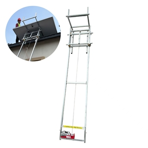Kleiner Elektrischer Bauaufzug mit Solarpanel, Drahtseil-Schlingentyp 220V Stahl für Photovoltaik-Panel-Dachhebung - Product Image 3