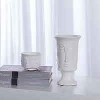 Porte-bougie en céramique électro-plaqué, style moderne minimaliste haut de gamme, décoration de Noël pour la maison, forme ronde