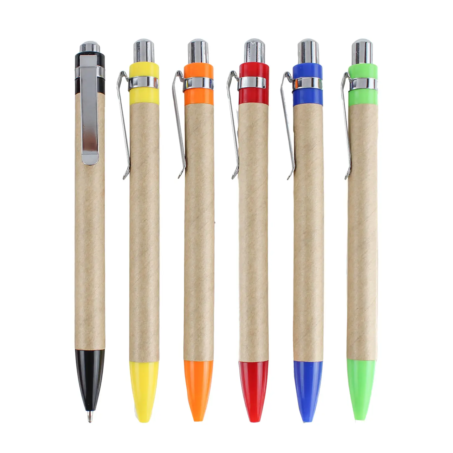 PROMSIGNAL E23114 Promotional customized Paper ballpen Recycled Paper Writing ballpoint With Logo Cheap Eco Friendly Pen