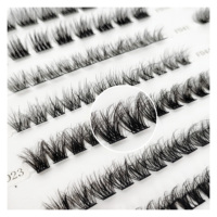 Extensions de cils en bouquets segmentés faits à la main, effet volume, effet wispy, vente en gros, pour pose DIY