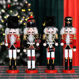 <span class=keywords><strong>Casse</strong></span>-<span class=keywords><strong>noisette</strong></span> de Noël en bois de 12 pouces Cadeaux de Noël Décorations de Noël Décoration de la maison - Product Image 5