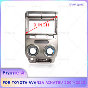 ขายส่ง<span class=keywords><strong>กรอบ</strong></span>วิทยุติดรถยนต์สีเงินเทาขนาด 9 นิ้ว สำหรับ TOYOTA AVANZA/Daihatsu ปี 2004-2012 พวงมาลัยขวา/ซ้าย พร้อมสายเคเบิล - Product Image 5