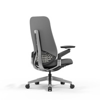 Chaise de bureau à trois pieds à cinq roues, design durable, accoudoirs réglables, hauteur réglable, vente chaude