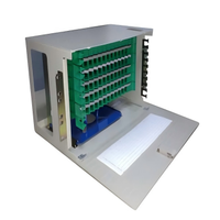 Panel Patch Fiber Optik ODF 19 Inch 1U 24 48 Port SC LC Sliding Splice Tray Server Rack Cabinet Peralatan Fiber Optik