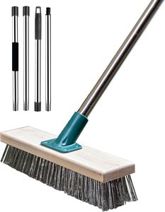 <span class=keywords><strong>Brosse</strong></span> à fil métallique en acier inoxydable avec long manche, <span class=keywords><strong>brosse</strong></span> de nettoyage pour terrasse, <span class=keywords><strong>brosse</strong></span> à récurer le sol pour l'extérieur, <span class=keywords><strong>brosse</strong></span> à mousse pour l'extérieur - Product Image 1
