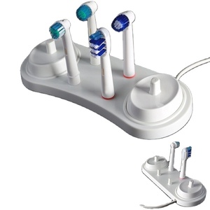 Supporto per <span class=keywords><strong>spazzolino</strong></span> <span class=keywords><strong>elettrico</strong></span> Base per caricabatterie a doppio supporto per <span class=keywords><strong>spazzolino</strong></span> orale <span class=keywords><strong>B</strong></span> - Product Image 3