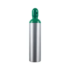 Cylinder Fast Delivery 15L 10L 9L 8L 7L 6L 5L 4L 3L 2L ISO 7866 Aluminum Alloy Medical Oxygen Cylinder In Bolivia Colombia Chile Market
