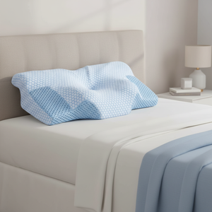 <span class=keywords><strong>Cuscino</strong></span> Cervicale in Memory Foam a Forma di Farfalla per Coppie, Protezione Contro il Dolore al Collo e <span class=keywords><strong>Decubito</strong></span>, Sonno Profondo - Product Image 1