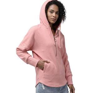 Women Streetwear Crop Sweatshirt <b>100</b>% Cotton Short Pullover Soft Casual Long Sleeve Eco-Friendly Breathable 300g Fashion Top - Product Image 1