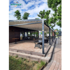 Toldo Retráctil Motorizado para Exteriores, Pérgola Resistente al Viento <span class=keywords><strong>con</strong></span> Acabado de Lona Acrílica 100% Teñida en Solución - Product Image 2