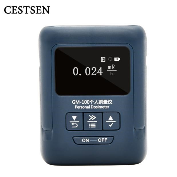 GM-100 Personal Dosimeter Gamma/X-Ray/Beta Radiation Detector Sound Alarm CE CMA Certified Electronic Measuring Instrument