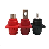 Connecteur Surlock Haute Tension YS pour Stockage d'Énergie, Prise à 90 Degrés, Contact en Cuivre, Matériau Argenté D12, 250/300/350A