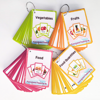 Service d'impression de cartes d'apprentissage phonétique laminées de haute qualité, personnalisées, cartes flash en papier sur mesure, écologiques et durables