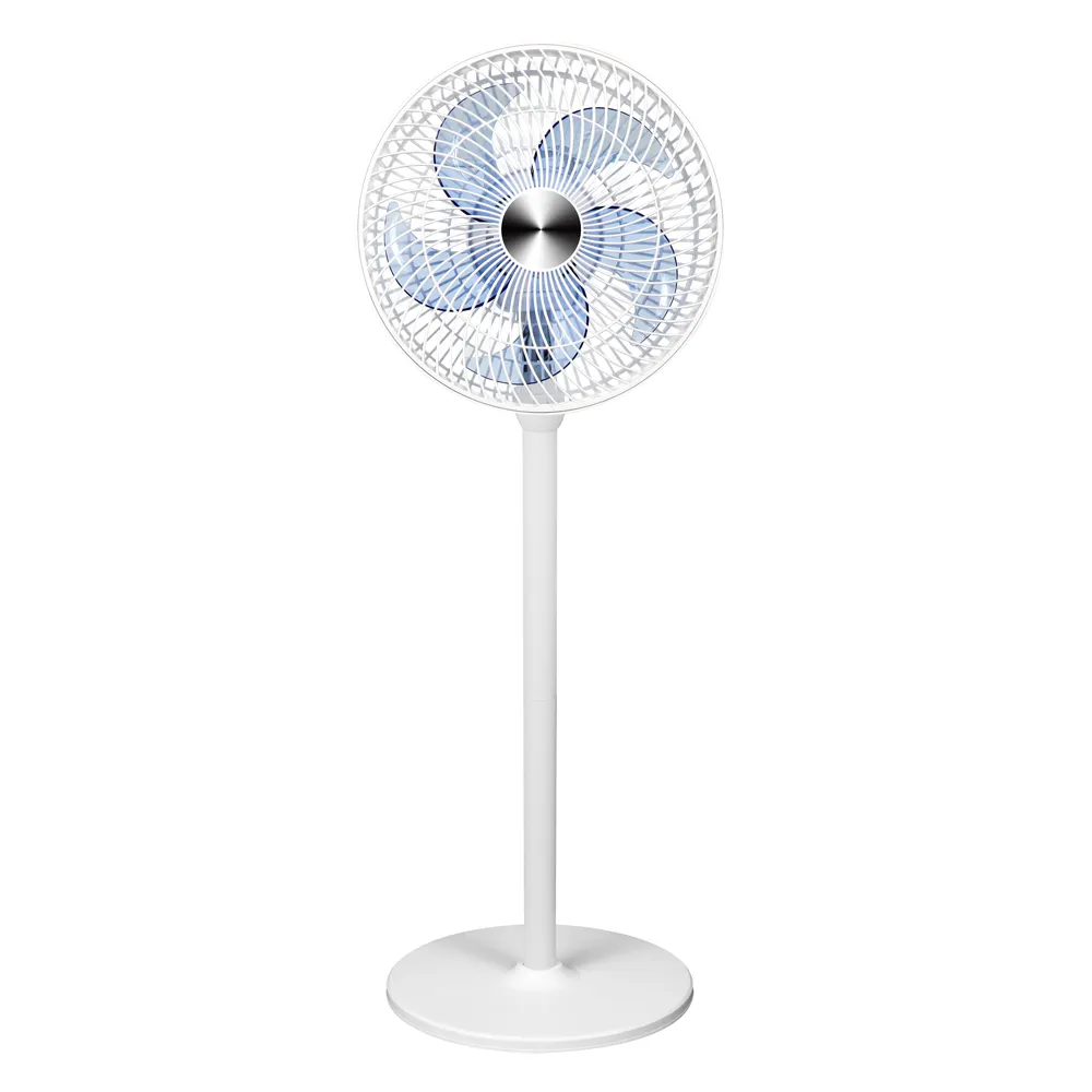 16 'fan supporto + ventilatore da tavolo (2 in 1) con tubo di metallo