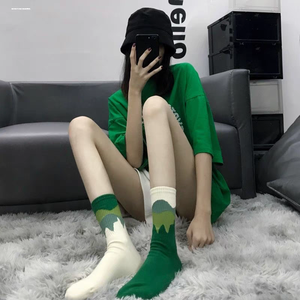 جوارب من شركة تصنيع المعدات الأصلية محبوكة ، جوارب مضحكة من نوع AB ، جوارب ALA غير رسمية من الجاكار ، جوارب ماصة للعرق - Product Image 5