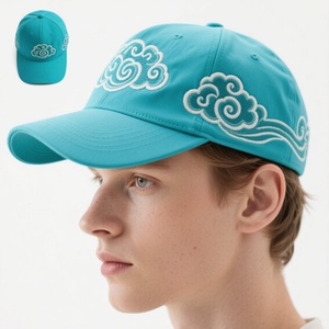 Casquette de baseball trucker 5 panneaux en coton, style Dad Hat, sportive, avec broderie de logo personnalisée, fermeture snapback, vente en gros, modèle courant - Product Image 1