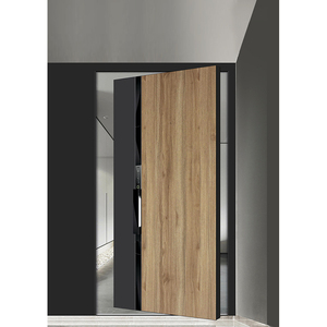 <span class=keywords><strong>Porta</strong></span> d'Ingresso Moderna <span class=keywords><strong>in</strong></span> Alluminio e <span class=keywords><strong>Legno</strong></span> per Ville con Funzione Antifurto per Esterni e Ingresso Cantina - Product Image 4